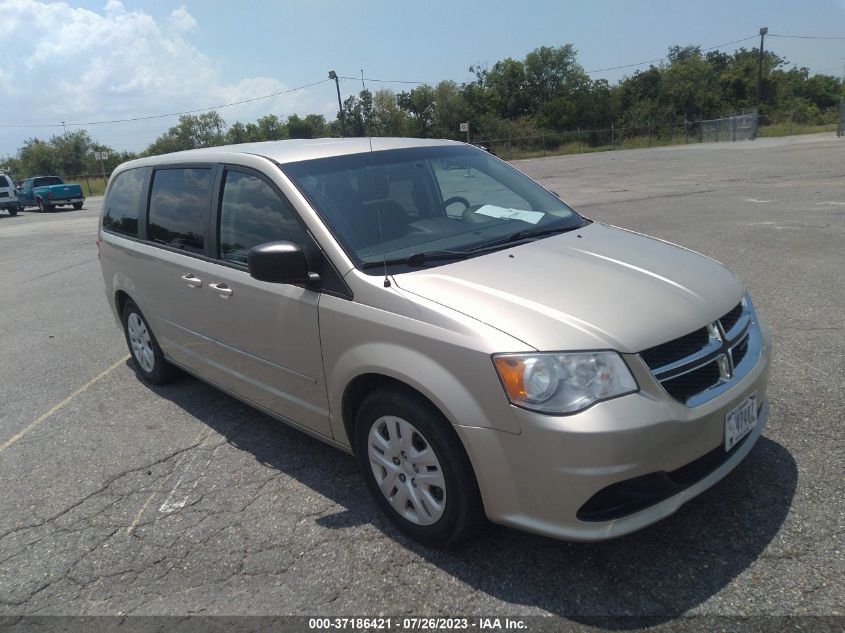 2014 DODGE GRAND CARAVAN SE - 2C4RDGBG9ER354031