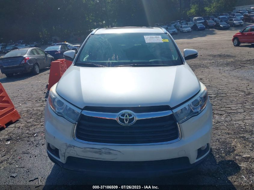 2016 TOYOTA HIGHLANDER XLE - 5TDJKRFH8GS354131
