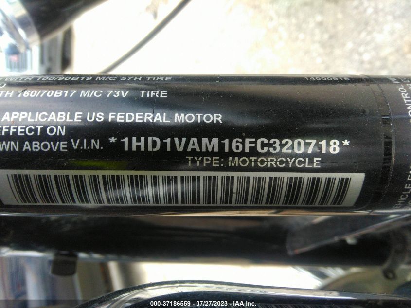 2015 HARLEY-DAVIDSON FXDBP DYNA STREET BOB - 1HD1VAM16FC320718
