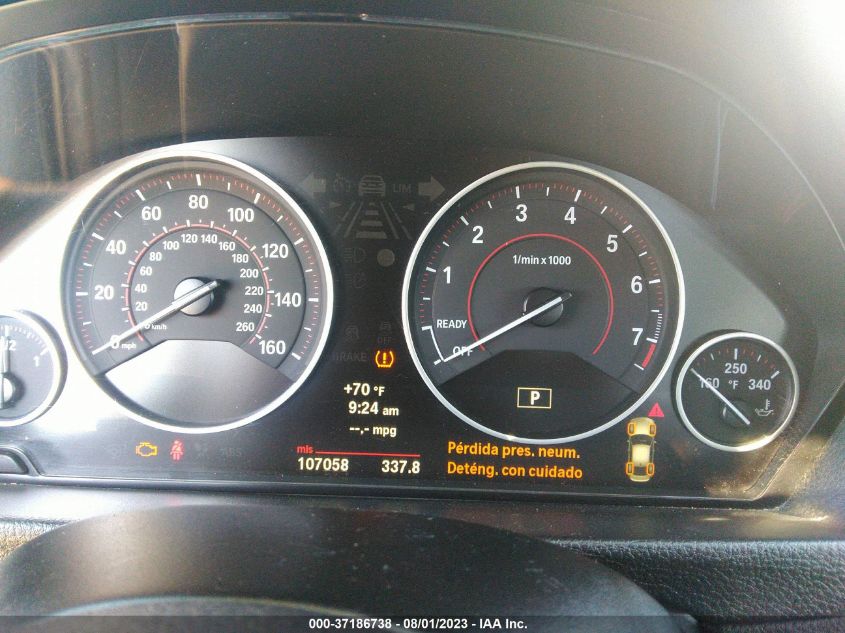 2013 BMW 3 SERIES 328I XDRIVE - WBA3B5C53DF597110