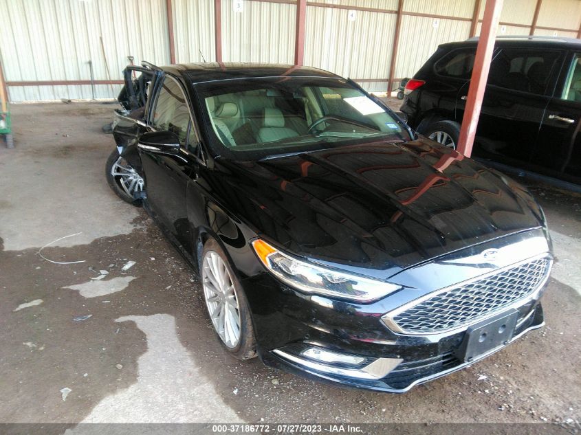 2017 FORD FUSION TITANIUM/PLATINUM - 3FA6P0K94HR220986