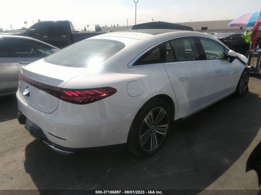 2022 MERCEDES-BENZ EQS EQS 450+ W1KCG2DB7NA008622