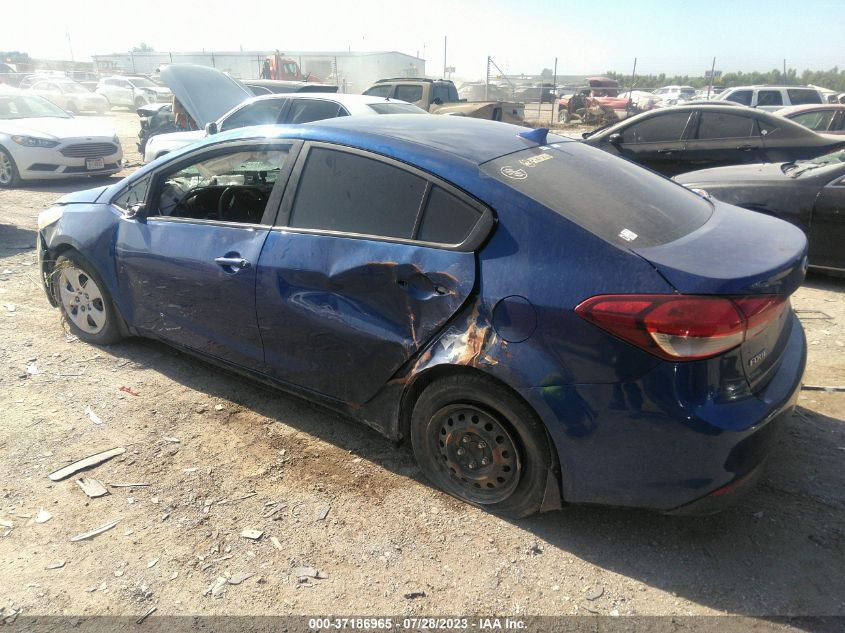 2017 KIA FORTE LX/S - 3KPFL4A73HE010853