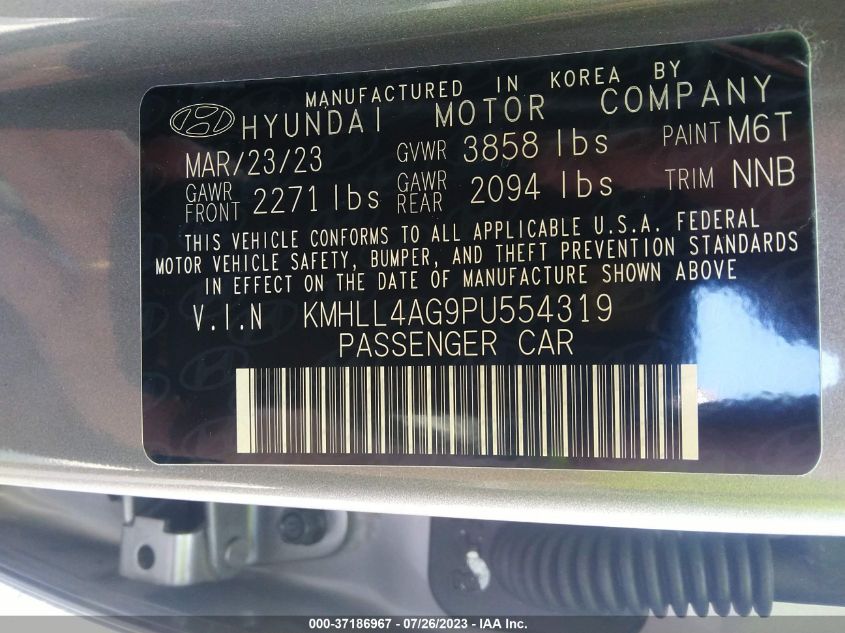 2023 HYUNDAI ELANTRA SE - KMHLL4AG9PU554319