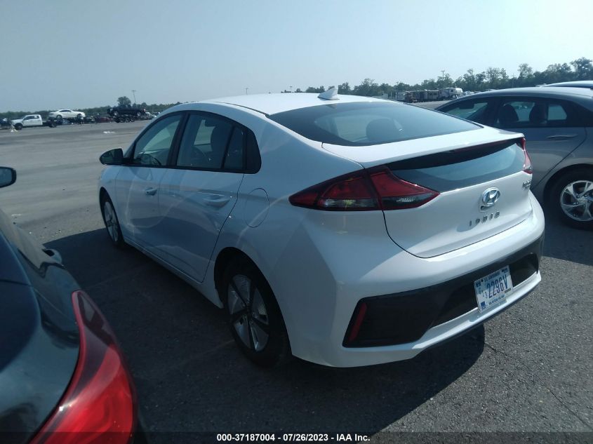 2018 HYUNDAI IONIQ HYBRID BLUE - KMHC65LC8JU100657