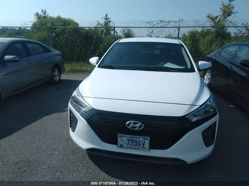2018 HYUNDAI IONIQ HYBRID BLUE - KMHC65LC8JU100657