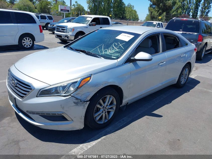 2015 HYUNDAI SONATA 2.4L SE - 5NPE24AF0FH194082