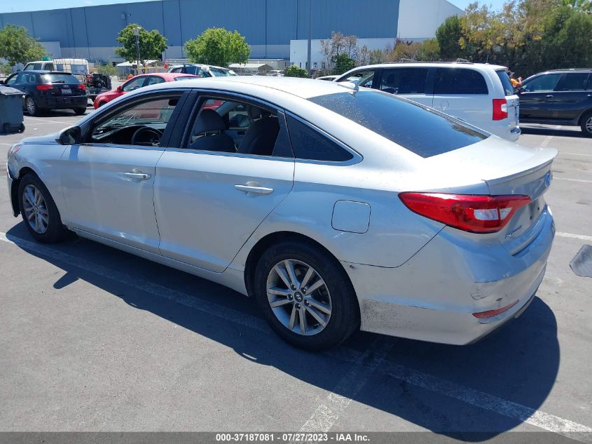 2015 HYUNDAI SONATA 2.4L SE - 5NPE24AF0FH194082