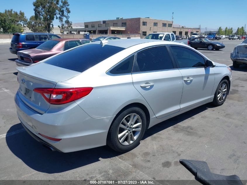 2015 HYUNDAI SONATA 2.4L SE - 5NPE24AF0FH194082