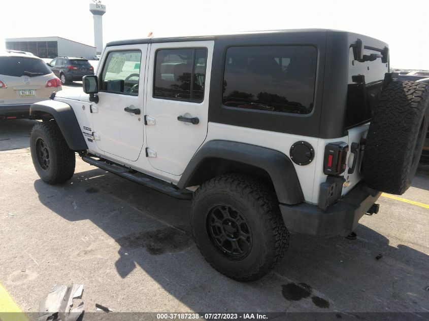 2016 JEEP WRANGLER UNLIMITED SPORT - 1C4HJWDG5GL324001
