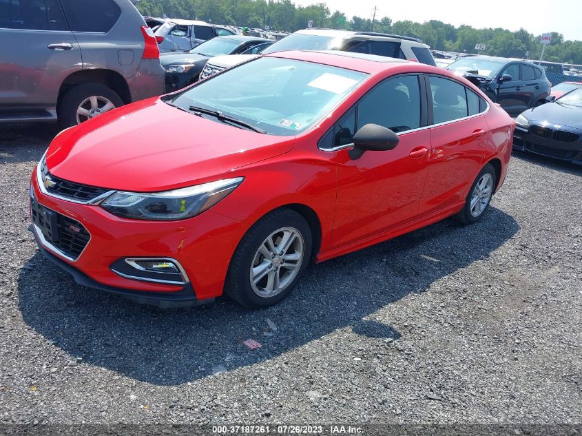 2016 CHEVROLET CRUZE LT - 1G1BD5SM0G7285982