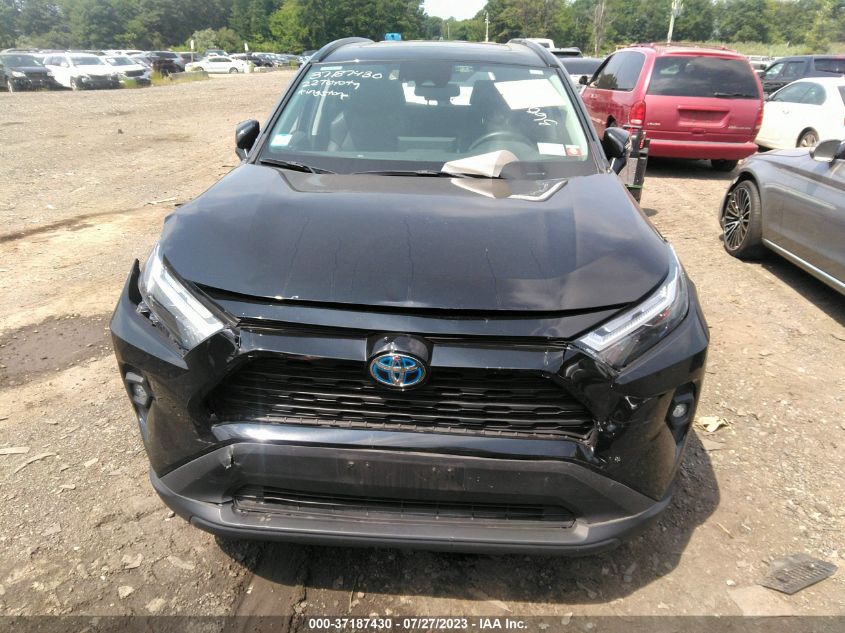 2022 TOYOTA RAV4 HYBRID XLE PREMIUM - 4T3B6RFV3NU086924