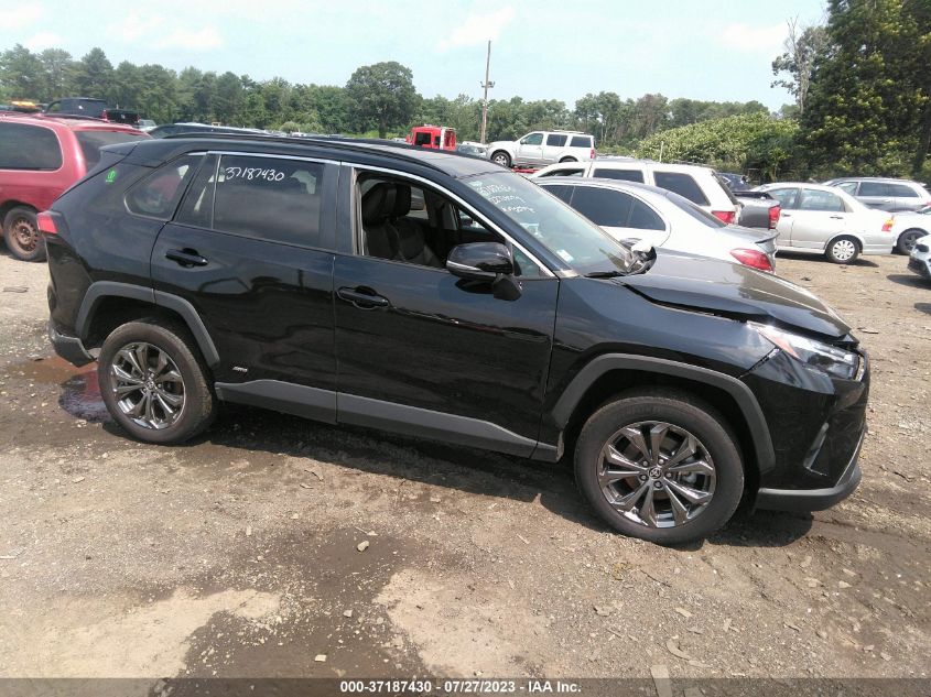2022 TOYOTA RAV4 HYBRID XLE PREMIUM - 4T3B6RFV3NU086924