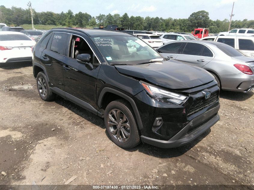 2022 TOYOTA RAV4 HYBRID XLE PREMIUM - 4T3B6RFV3NU086924