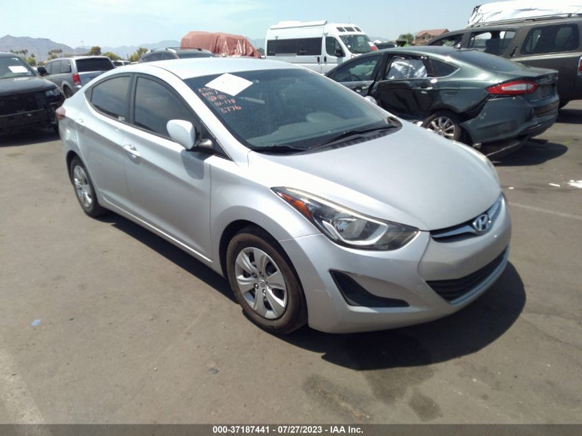 2016 HYUNDAI ELANTRA SE - KMHDH4AE0GU583776