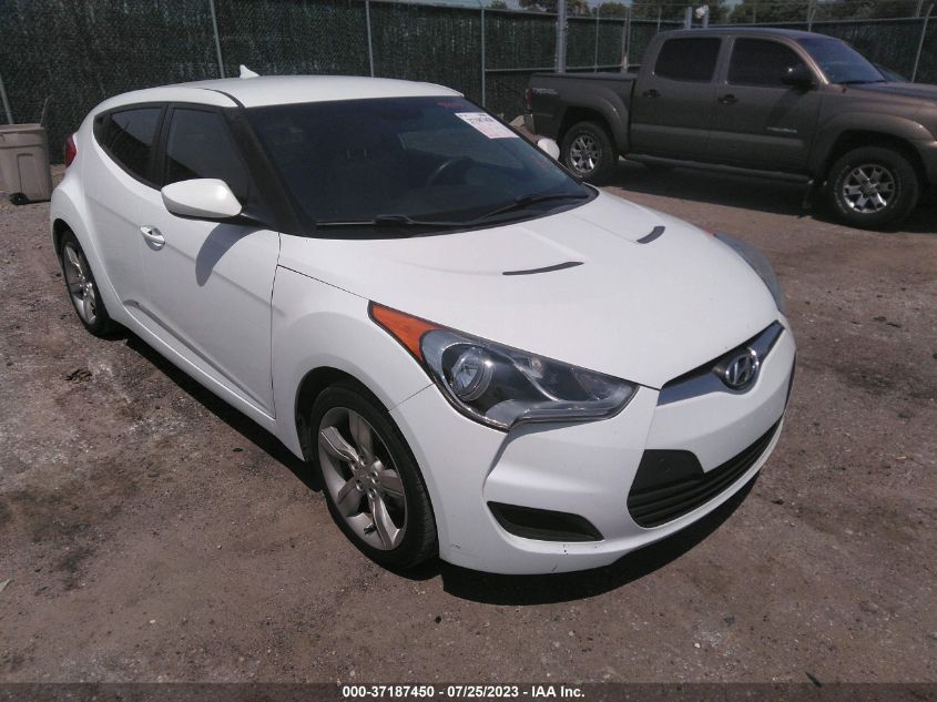 2013 HYUNDAI VELOSTER W/GRAY INT - KMHTC6AD0DU175139