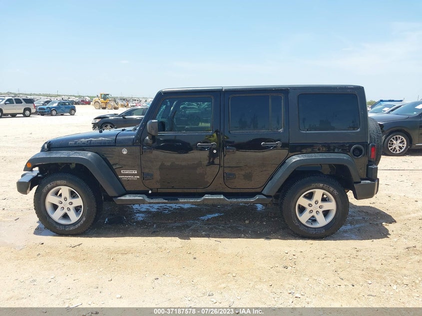VIN 1C4BJWDGXHL744599 2017 JEEP WRANGLER UNLIMITED SPORT