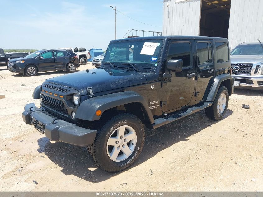 VIN 1C4BJWDGXHL744599 2017 JEEP WRANGLER UNLIMITED SPORT