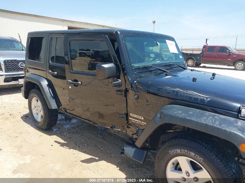 VIN 1C4BJWDGXHL744599 2017 JEEP WRANGLER UNLIMITED SPORT