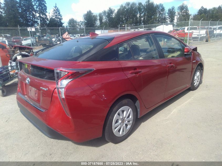2016 TOYOTA PRIUS TWO - JTDKBRFUXG3531183