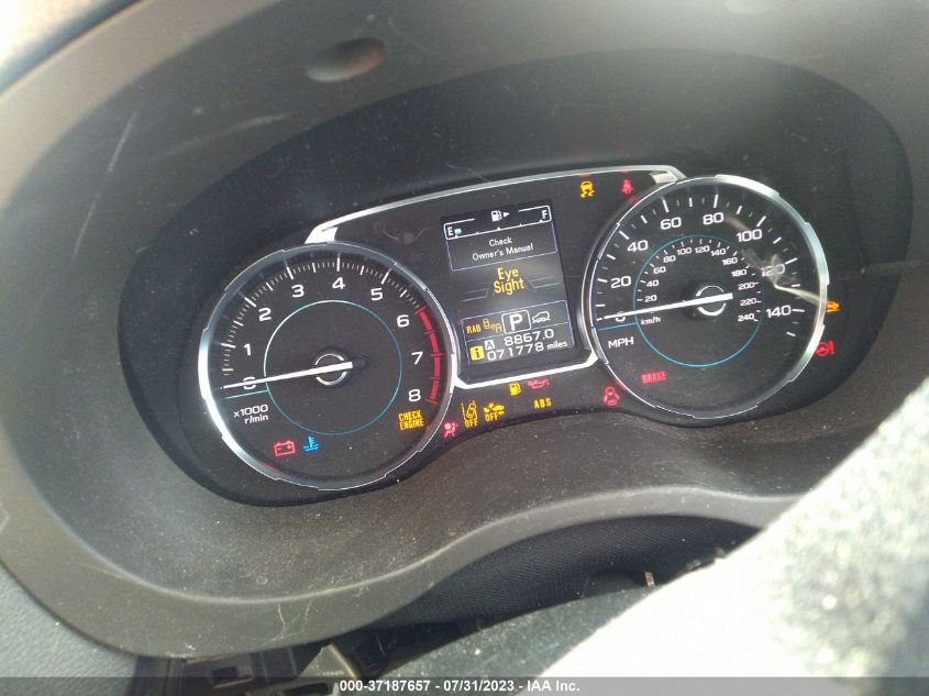2017 SUBARU FORESTER LIMITED - JF2SJARC5HH425222