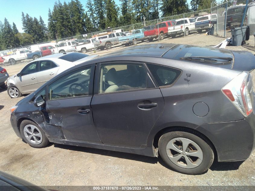 2013 TOYOTA PRIUS ONE/TWO/THREE/FOUR/FIVE - JTDKN3DU2D5677598