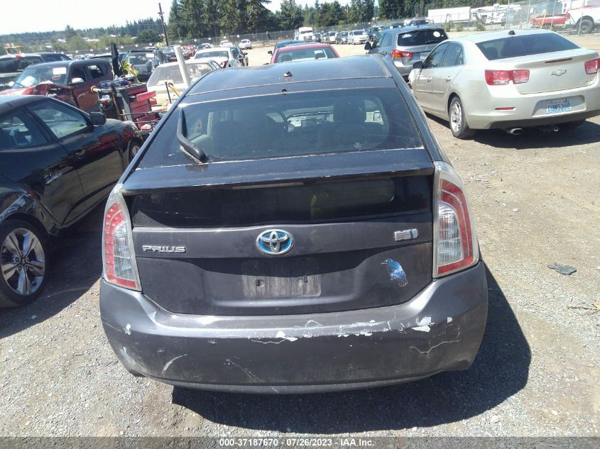 2013 TOYOTA PRIUS ONE/TWO/THREE/FOUR/FIVE - JTDKN3DU2D5677598