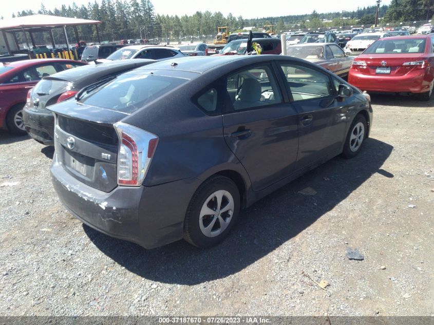 2013 TOYOTA PRIUS ONE/TWO/THREE/FOUR/FIVE - JTDKN3DU2D5677598
