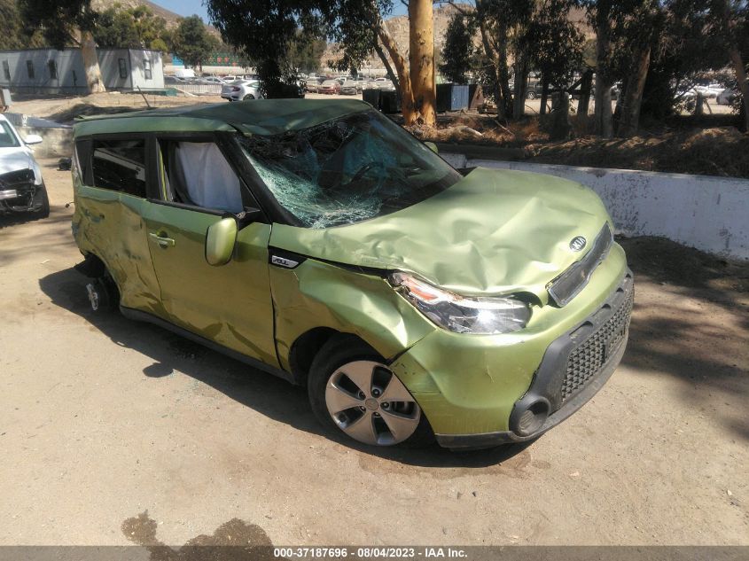 2016 KIA SOUL BASE - KNDJN2A21G7859150