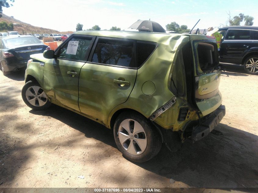 2016 KIA SOUL BASE - KNDJN2A21G7859150