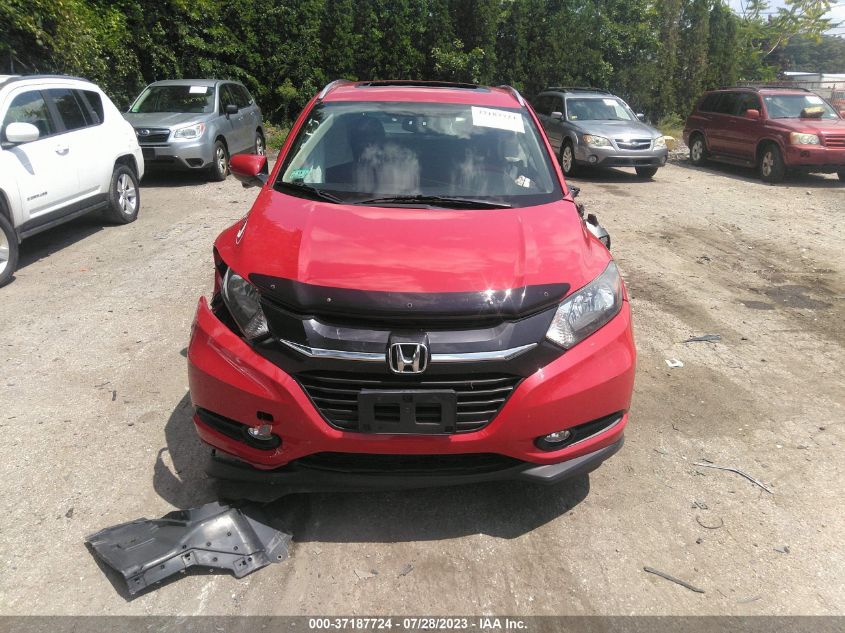 2016 HONDA HR-V EX-L W/NAVI - 3CZRU6H72GM714407