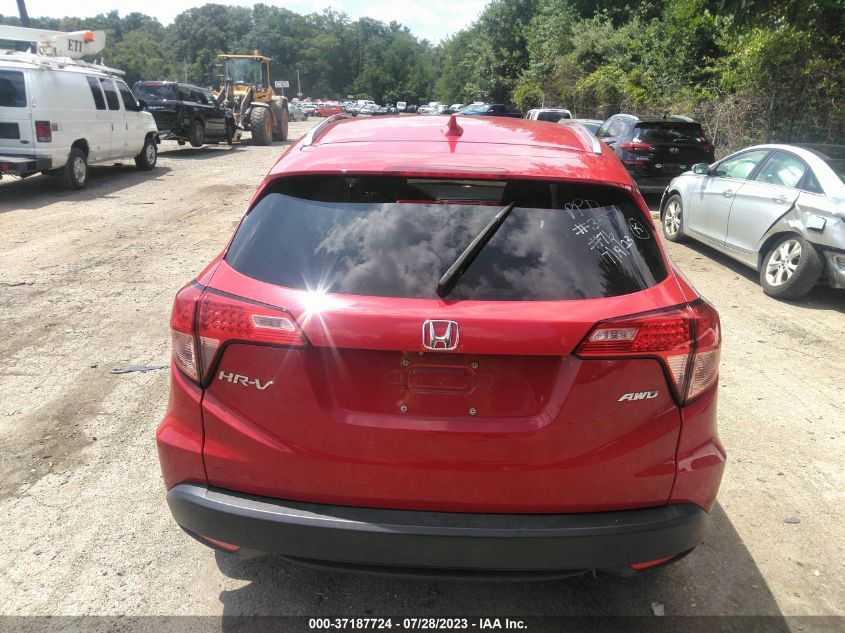 2016 HONDA HR-V EX-L W/NAVI - 3CZRU6H72GM714407