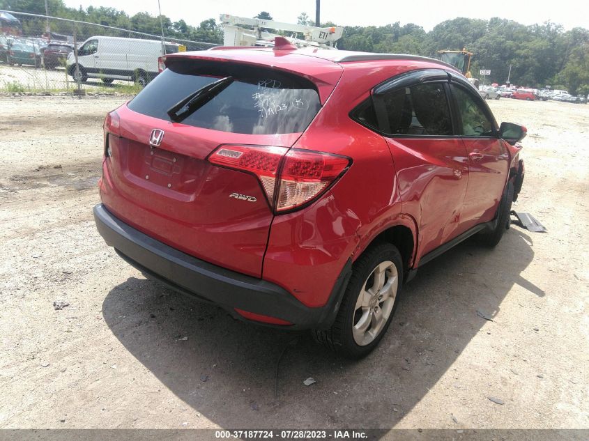 2016 HONDA HR-V EX-L W/NAVI - 3CZRU6H72GM714407
