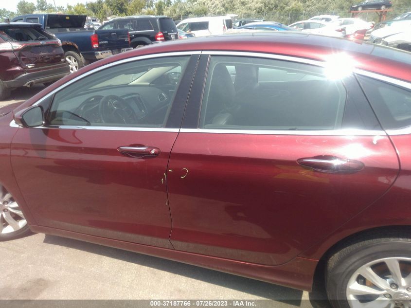 2016 CHRYSLER 200 C - 1C3CCCCB0GN135001
