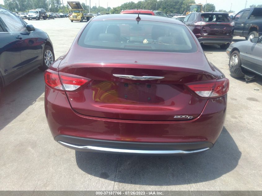 2016 CHRYSLER 200 C - 1C3CCCCB0GN135001