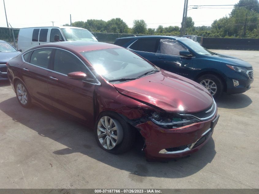 2016 CHRYSLER 200 C - 1C3CCCCB0GN135001