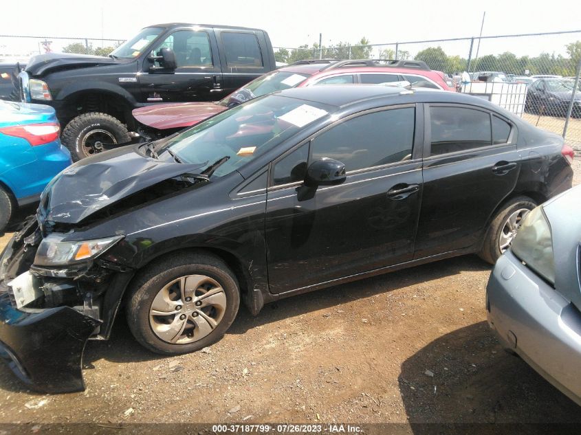 2013 HONDA CIVIC LX - 2HGFB2F59DH538458