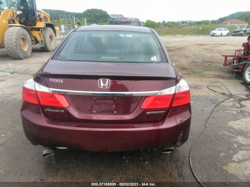2014 HONDA ACCORD SEDAN SPORT - 1HGCR2F51EA281925