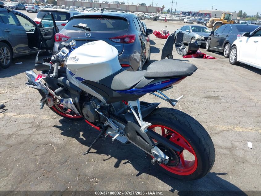 2022 APRILIA RS 660 FACTORY LIMITED ZD4KSUP00NS000161