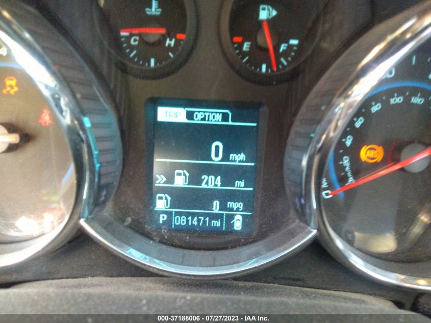 2014 CHEVROLET CRUZE 1LT - 1G1PC5SB8E7217563