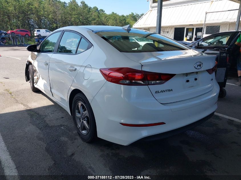 2017 HYUNDAI ELANTRA ECO - 5NPD94LA3HH093565