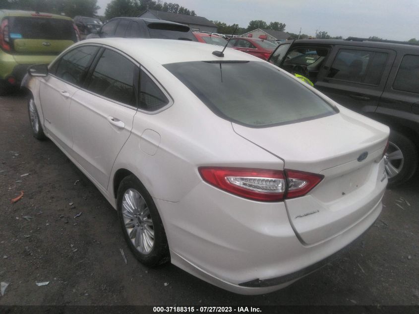 2014 FORD FUSION SE HYBRID - 3FA6P0LU5ER362939