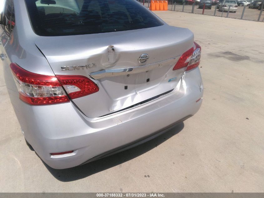 2013 NISSAN SENTRA S - 3N1AB7AP6DL760772