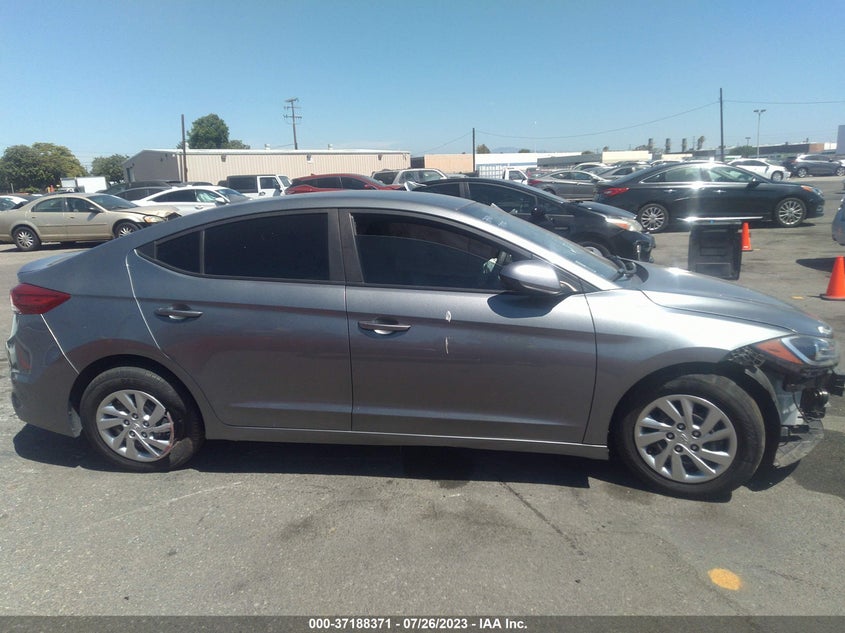 VIN KMHD74LF5HU390128 2017 HYUNDAI ELANTRA SE