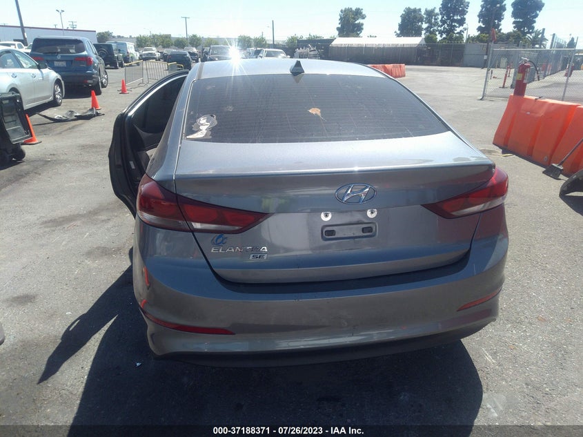 VIN KMHD74LF5HU390128 2017 HYUNDAI ELANTRA SE