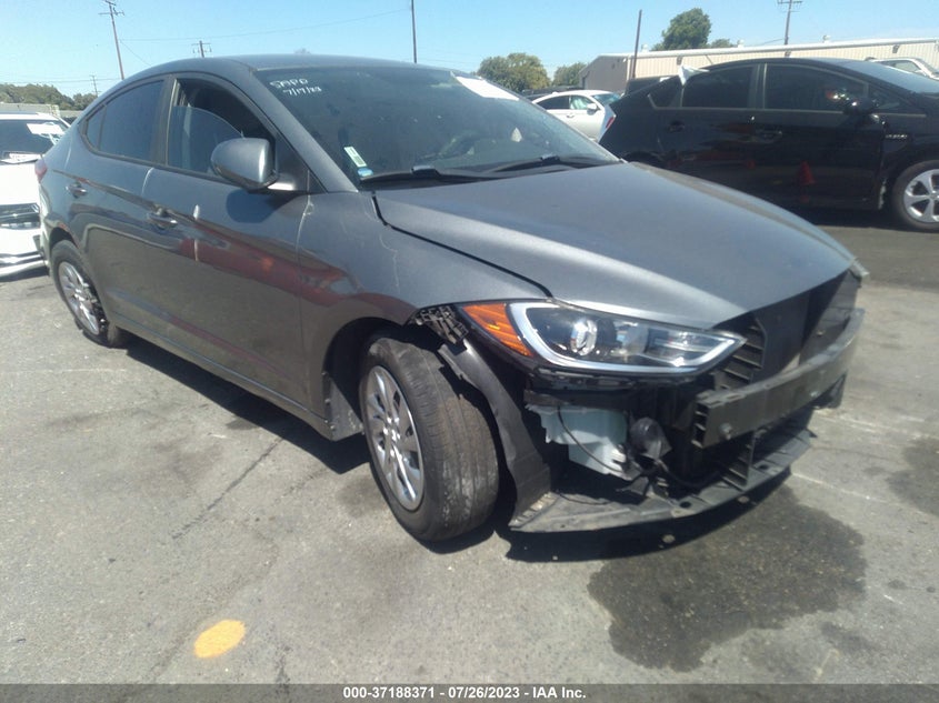 VIN KMHD74LF5HU390128 2017 HYUNDAI ELANTRA SE