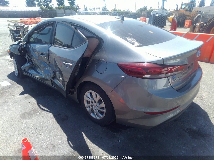 VIN KMHD74LF5HU390128 2017 HYUNDAI ELANTRA SE