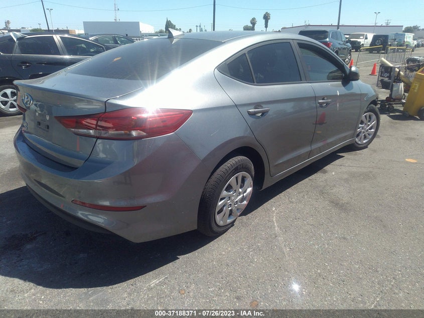 VIN KMHD74LF5HU390128 2017 HYUNDAI ELANTRA SE