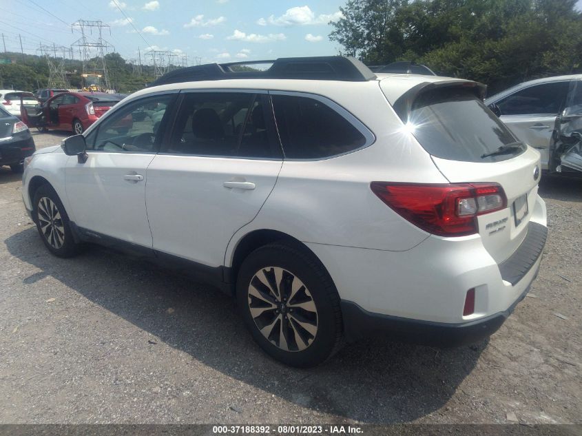 2017 SUBARU OUTBACK LIMITED - 4S4BSENC4H3302643