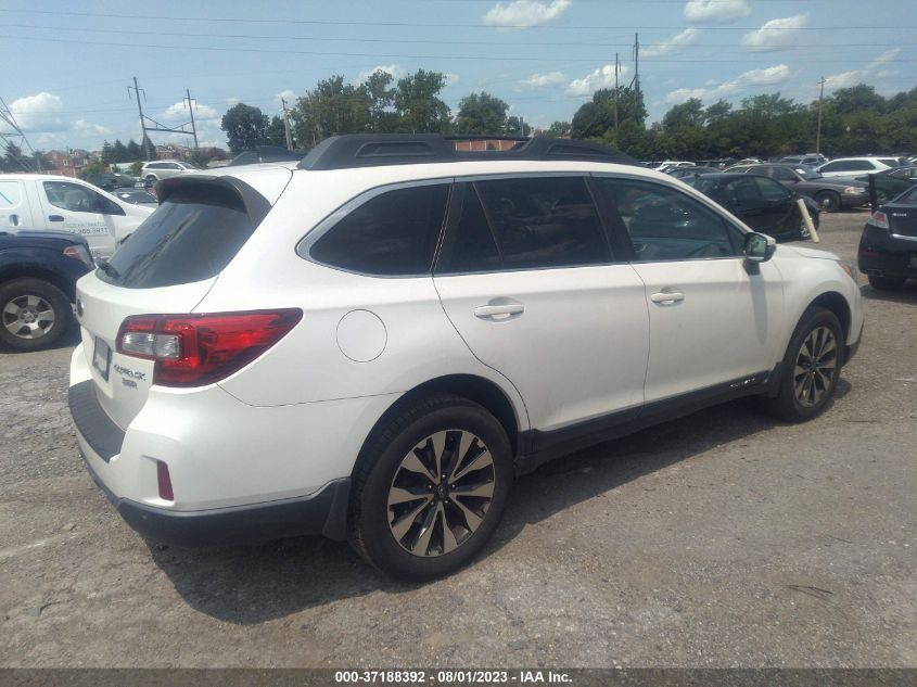 2017 SUBARU OUTBACK LIMITED - 4S4BSENC4H3302643